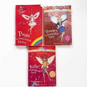 RARE Scholastic Rainbow Magic Book Special Edition Set- Paige, Florence, Kylie